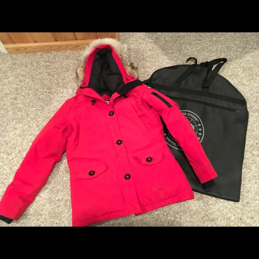 Canada Goose Red short Jacket